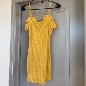 Yellow Mini Dress